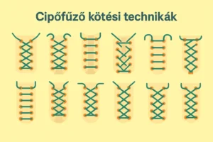 Cipőfűző-kötési technikák – így tedd egyedivé a cipőd